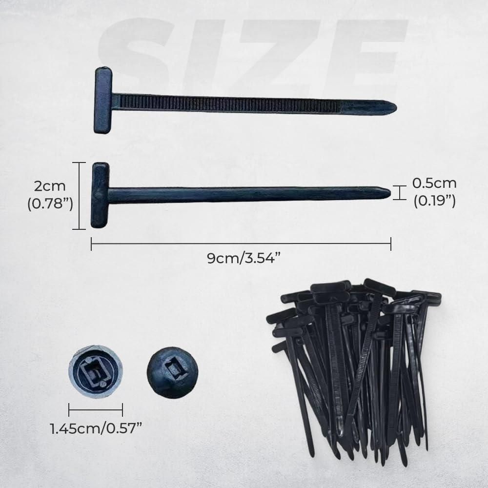 Zip String Wire Lock - Nylon Cable Tie (Pack of 20Pcs)