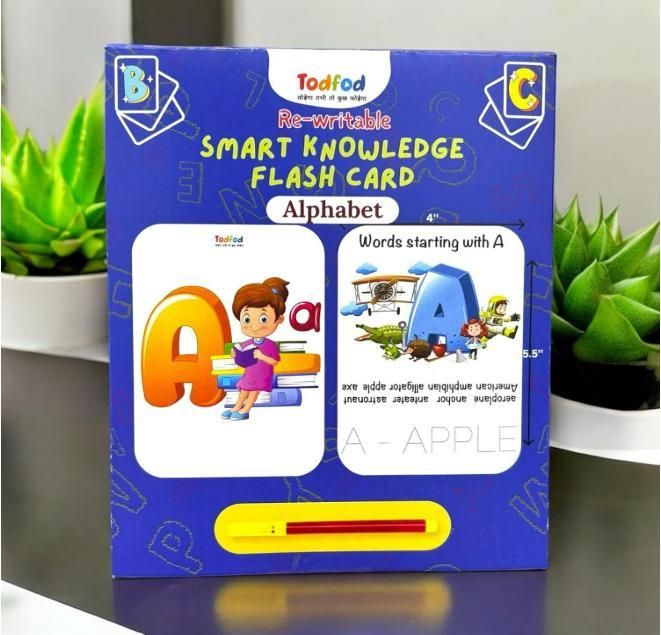 Todfod Re-Writable Smart Knowledge Flash Cards