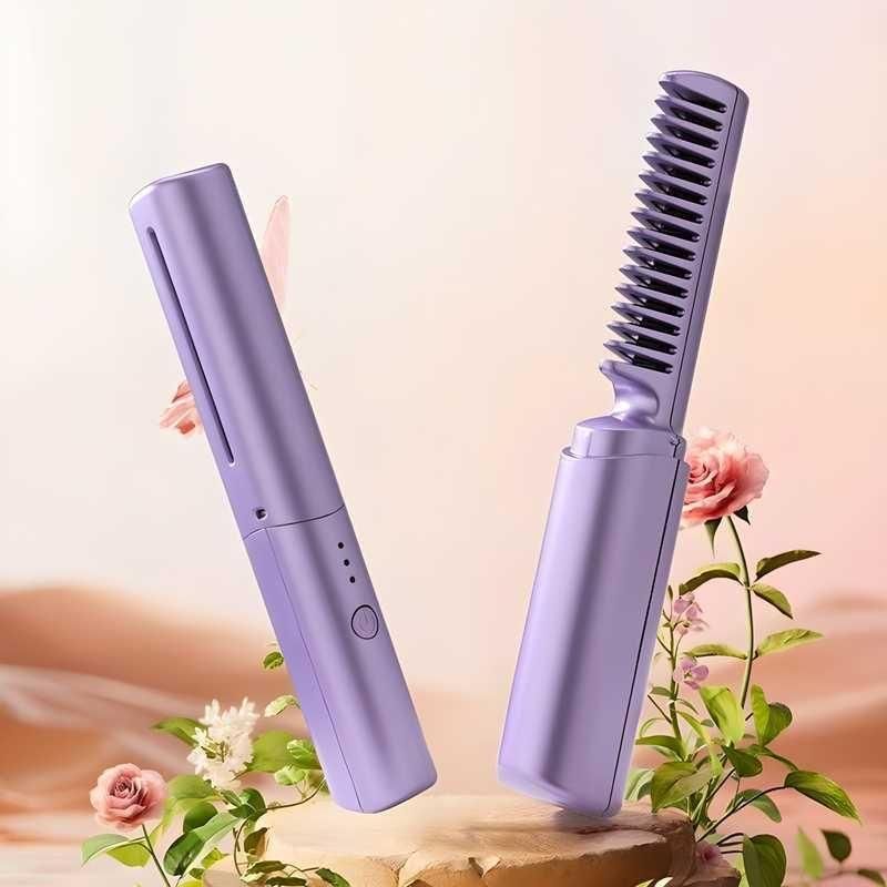 Meneflix Portable Mini Hair Straightener (Cordless &amp; Rechargeable)