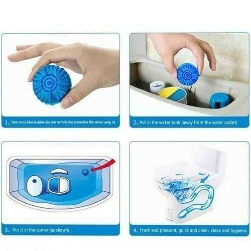 Toilet Cleaning Tablet-Toilet Deodorizer Bathroom Cleaner Tablet